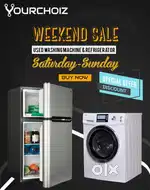Get guaranteed 50% buyback value on used washing machine and fridge
