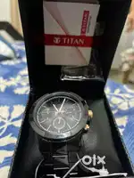 Titan Wrist Watch Steel and cetamic strap
