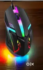 RGB Gaming Mouse | 7-Color LED | High Precision | Plug & Play