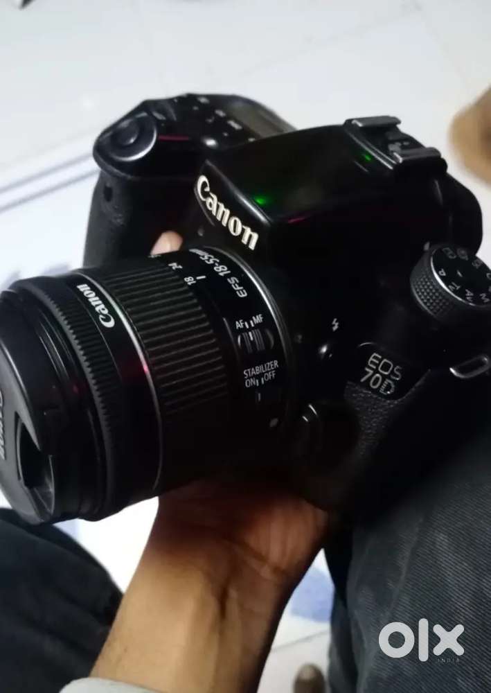 CANON 70D WITH 1855 LENS