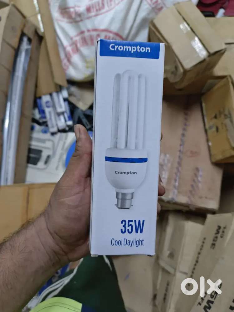 New Crompton cfl light available with shield pack 35w75rs 11w50 9w40