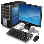 Intel i3 Desktop(CPU and Monitor)