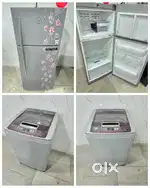 I'd88 samsung double door fridge & lg 7kg washing machine