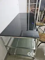 Steel and Glass table Ulloor 3 numbers