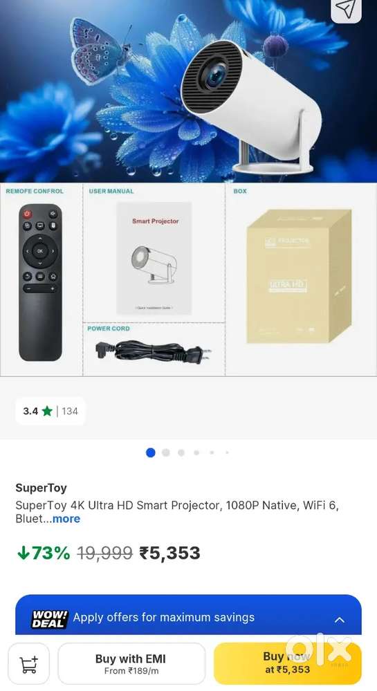 Wifi projector