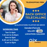 BACK OFFICE TELECALLING