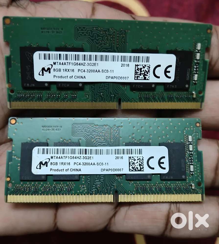Micron 8GB DDR4 3200MHz Laptop RAM & 500GB SATA III HDD with Enclosure