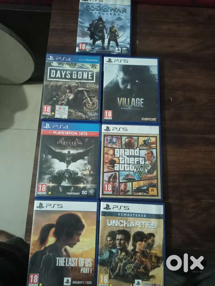 PS5 AN PS4 GAME DISK