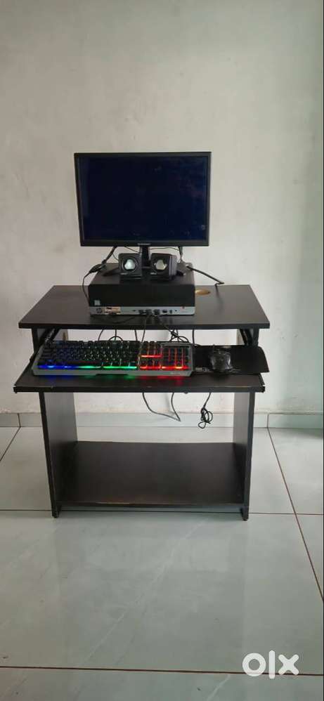 i5 7th Gen Desktop Bundle  Monitor + Table + RGB Combo  Full Working