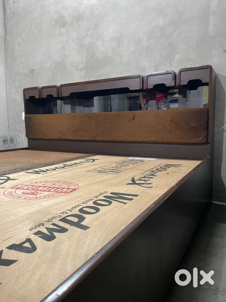 Double bed with Bedbox & Storage Headboard