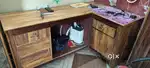 Heavy L shape shop counter & Table Rack