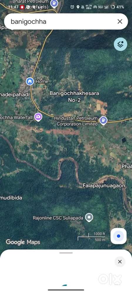 Land for sale 10 dismil / 1 acre for rent (available) NH 57 Banigochha