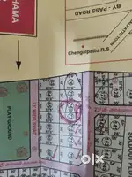 2100sqft patta land, in approved layout  gst road chingleput junction
