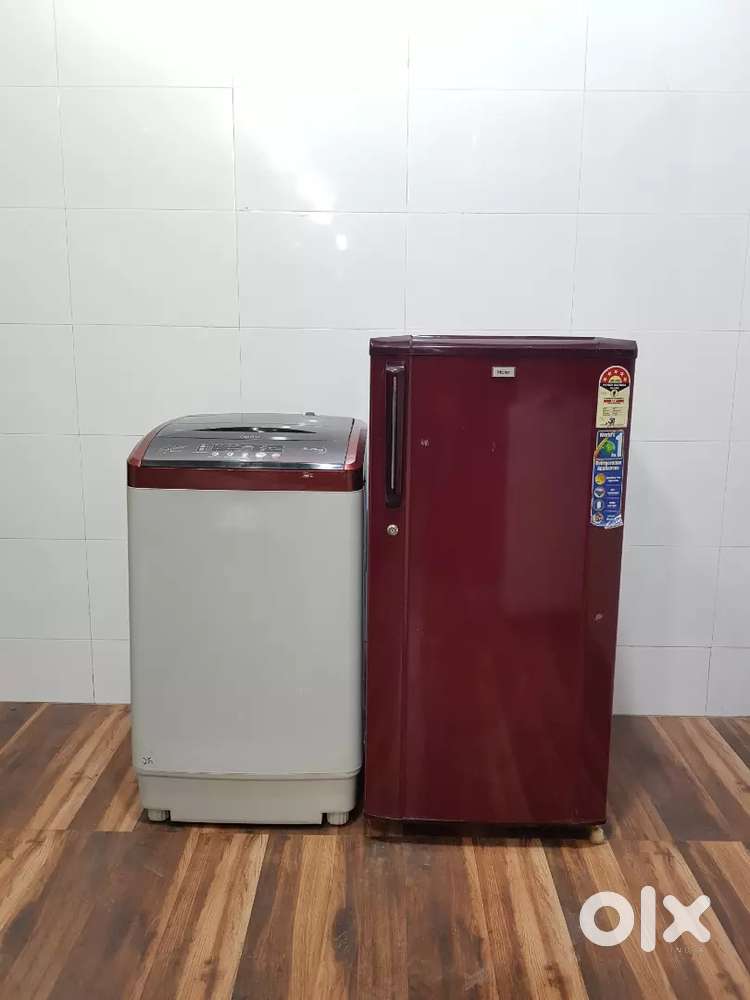 onida 6.2kg top load washing machine And refrigerator
