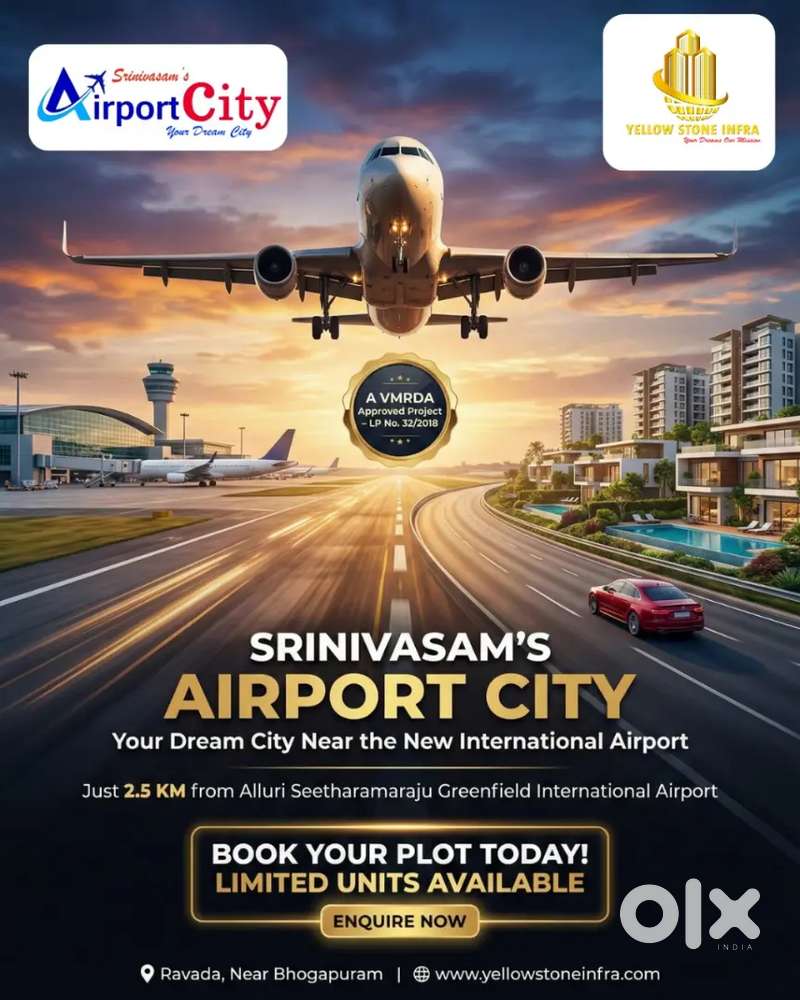 Open plots, bhogapuram