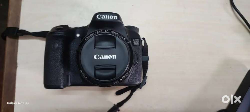 Cannon EOS 70D with 3 lens and Bag