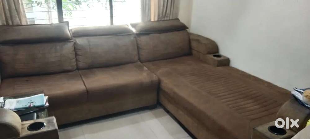 Sofa L shape  (3+1+1+ Lounger)