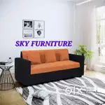 Premium quality sofa orange & black colours