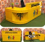 Latest designed reception tables cash counters office tables chairs