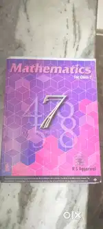 Mathematics class 7 rs agarwal brand new for sale