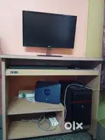 Working Desktop with LG Led monitor