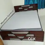 New luxury model Queen size cot with mattress at wholesale price