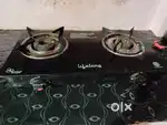 Gas stove black colour