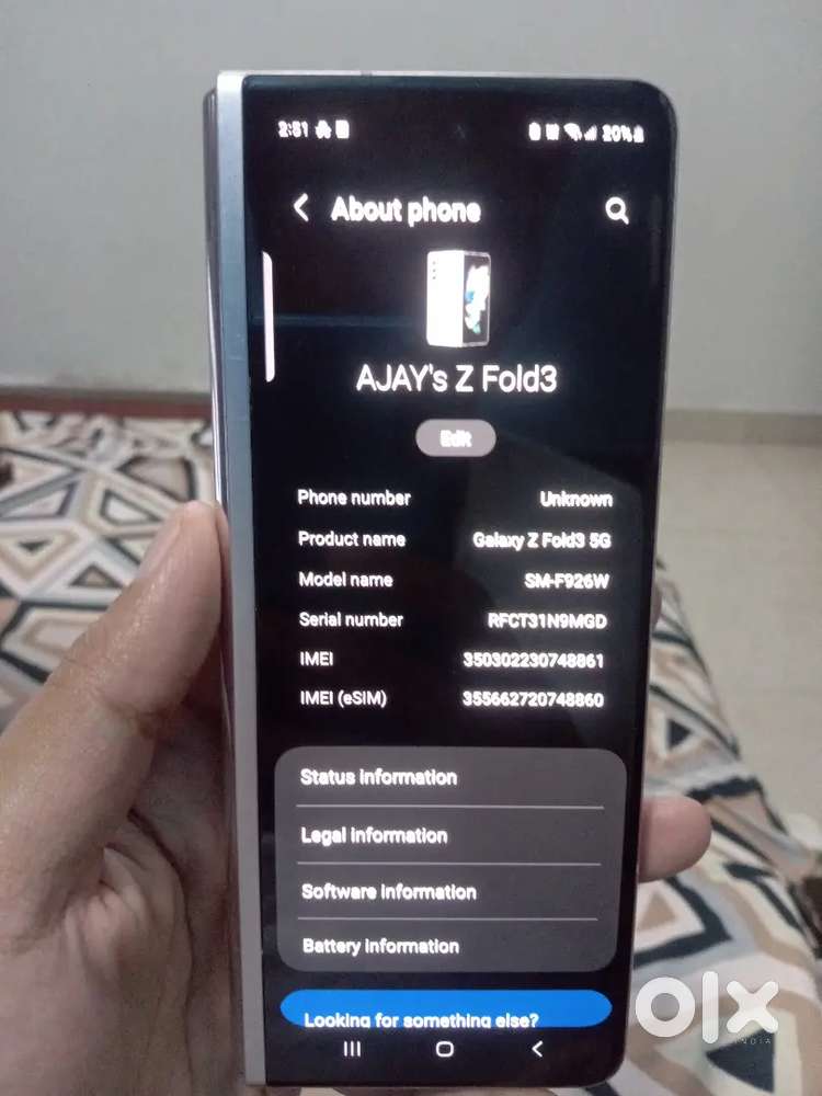 Perfect samsung FOLD 3
