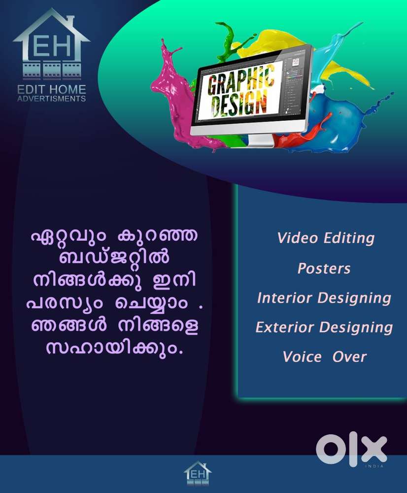 Video editing, Graphic Designing, 3d modeling, Interior, Freelancer