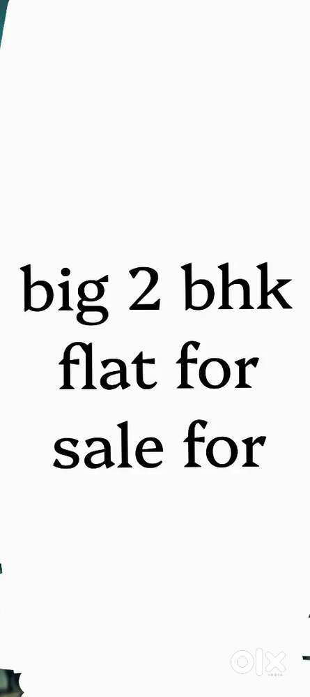 Big 2 bhk flat for sale near Nehru Bhavan , budilane