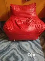 Bean bag pure leather
