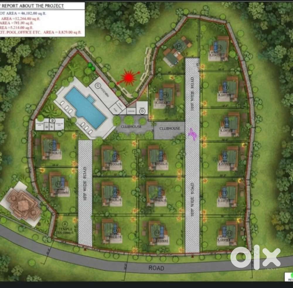 Plot 4 ur own weekend home/mini farm house with resort like facilities