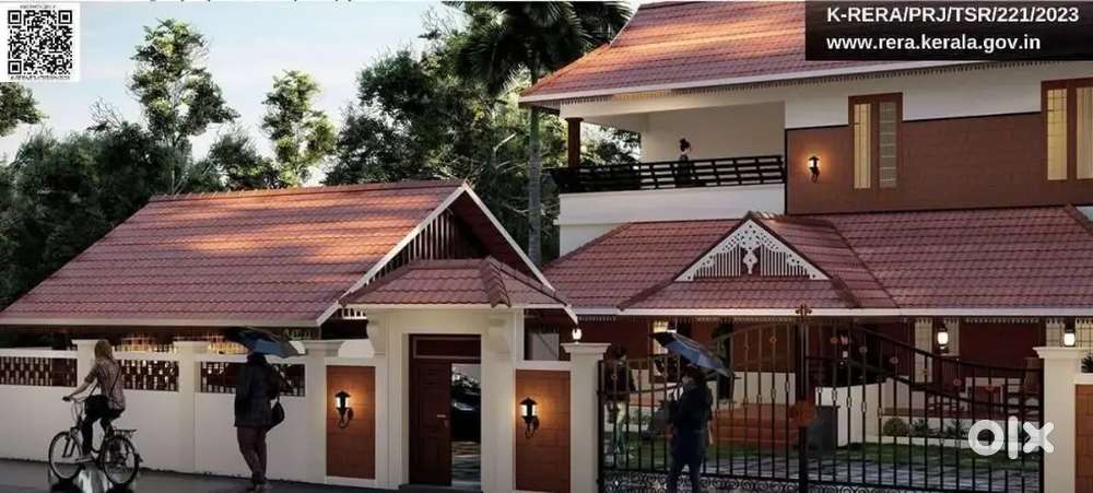 7.99 cent plot - 3BHK Traditional Nalukettu House for sale in Thrissur