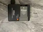 Nikon camera battery and charger