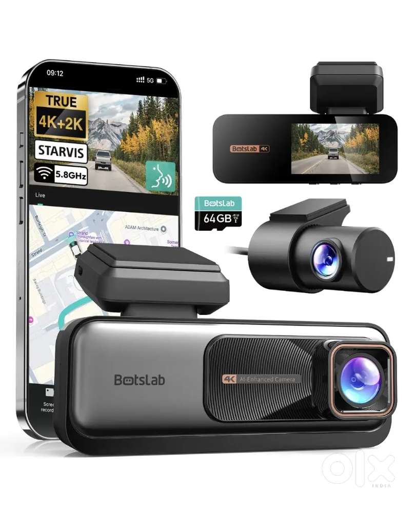 Dashcam-Botslab G980H Pro Dual Front 4K and back 2K