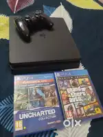 PS4 SLIM 1 TB ( With GTA V & Uncharted The Nathan Drake Collection)