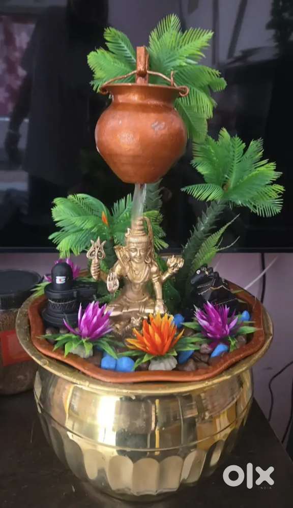 Brass n Copper Shivling fountain