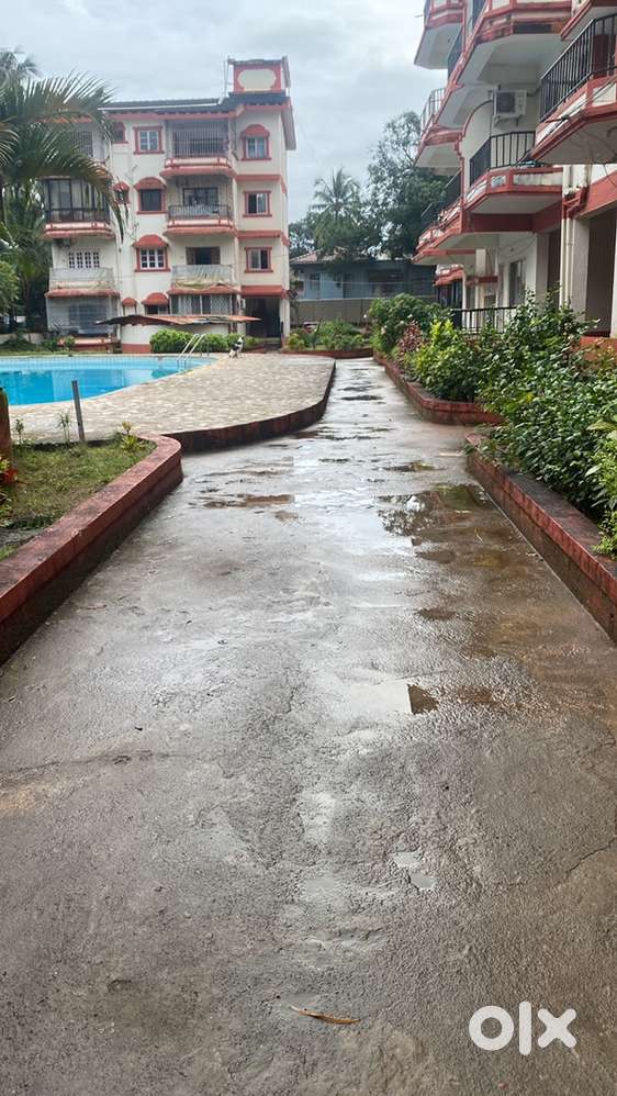 1bhk furnished flat for rent on 2nd floor in calangute goa