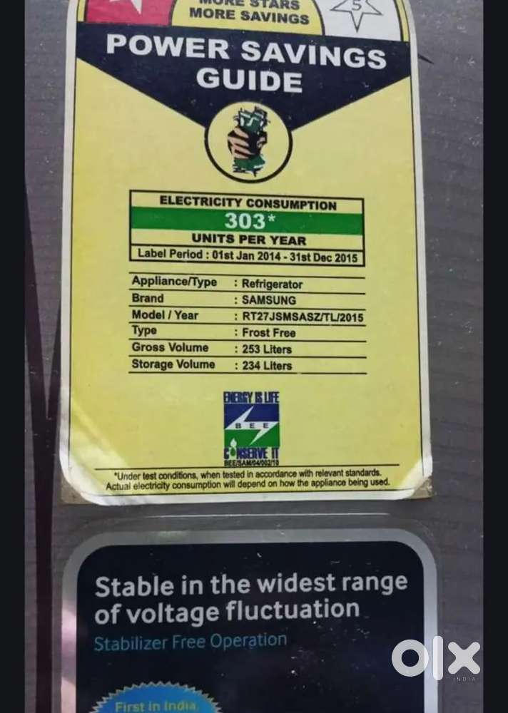 Samsung 253L Fridge