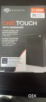 Segate one touch 4TB external HDD