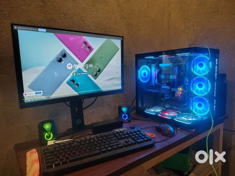 Gaming pc full setup..