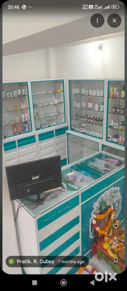 Medical racks and counter