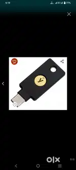Yubikeys are available