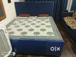 1 double bed with mattress  2 ingle seat sofa and 1 triple seat sofa