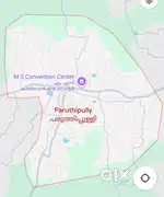 10 cent house plot for sale-near main road pauthipully