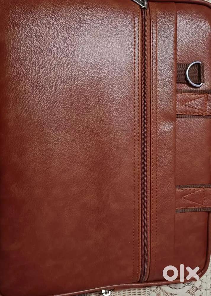 New Laptop bag heavy leather