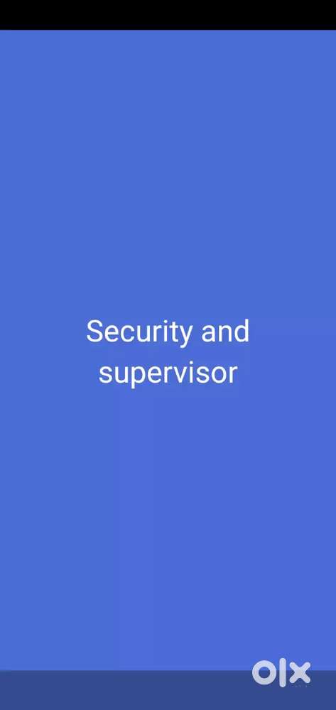Security guard,security supervisor