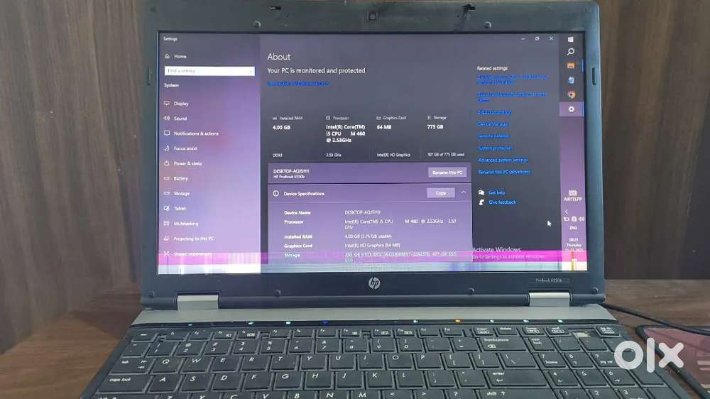 HP PRO BOOK 6550B