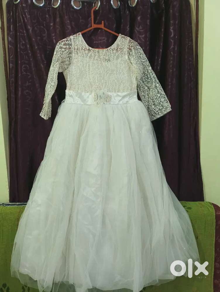 A white frock