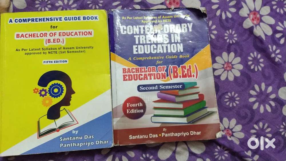 B.ed 1st and 2nd sem books